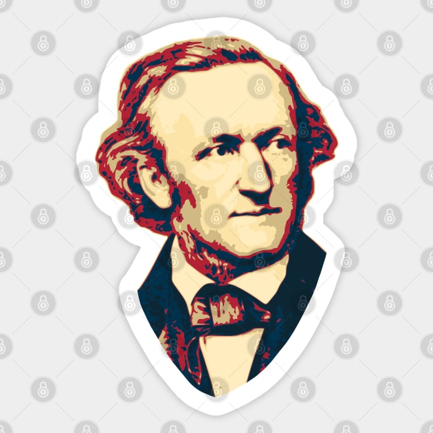 Richard Wagner Sticker by Nerd_art